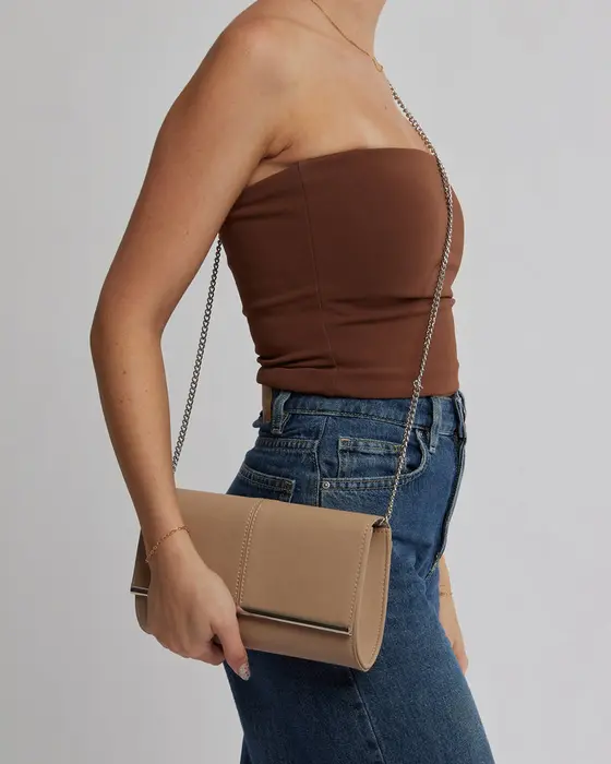 Natural Vevay Panel Clutch Bag — view 3