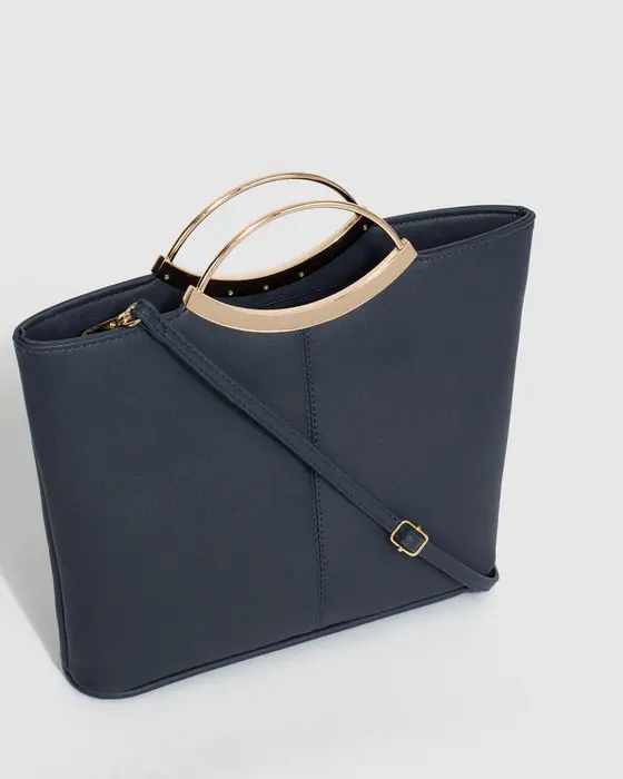 Navy Blue Jessie Clutch Bag — view 3