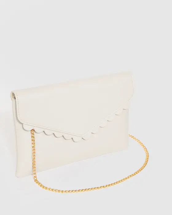 Nude Jordana Scallop Clutch Bag — view 3