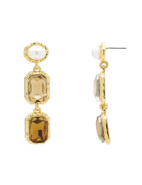 ORNATE PEARL DROP EARRING — view 3