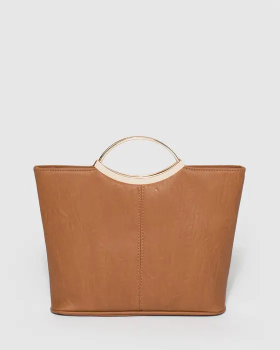 Tan Jessie Clutch Bag