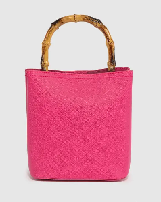 Pink Melanie Handle Bucket
