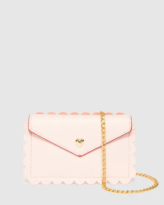 Pink Romeo Heart Chain Wallet