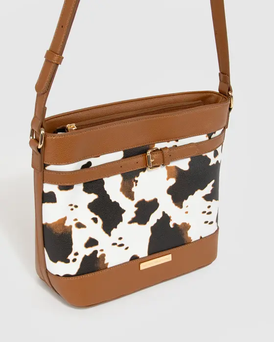 Print Pia Buckle Bucket Bag — view 3
