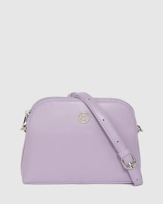 Purple Jamari Crossbody Bag