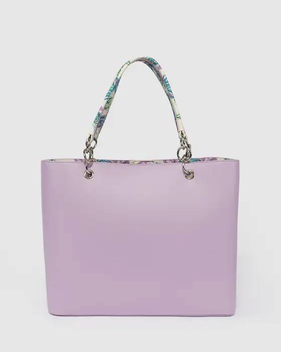 Purple Tia Pocket Tote — view 3