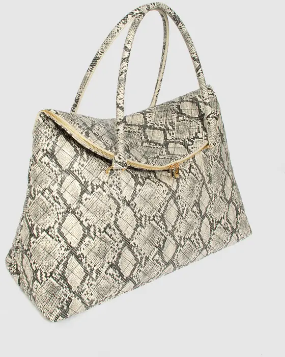 Python Ailiey Quilted Zip Top Weekender Bag — view 3