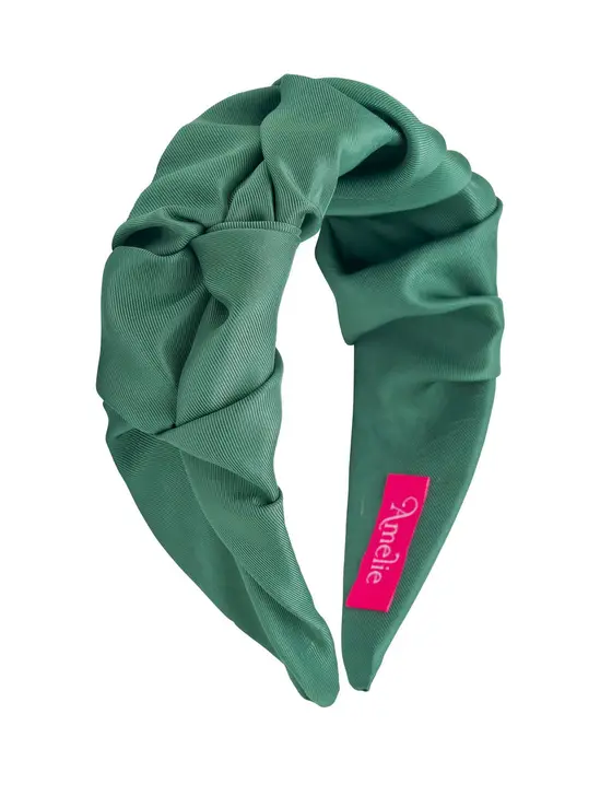 RUFFLE SATIN HEADBAND