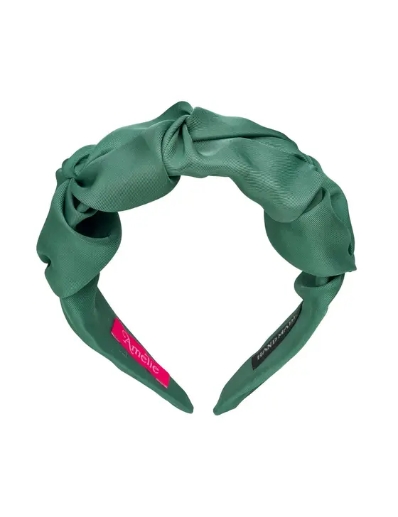 RUFFLE SATIN HEADBAND — view 3