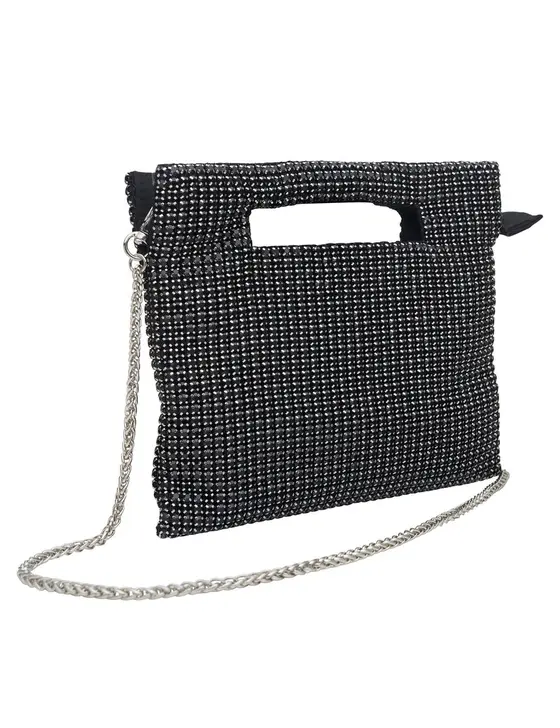 SHIMMER FLAT CLUTCH — view 3