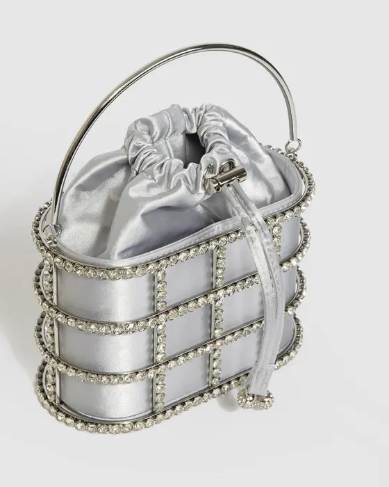 Silver Daisy Cage Bag — view 3