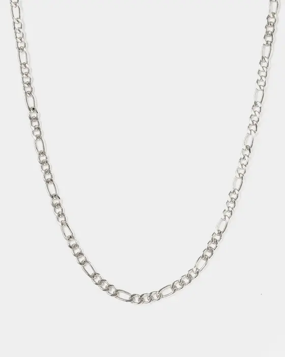 Silver Figaro Chain Necklace