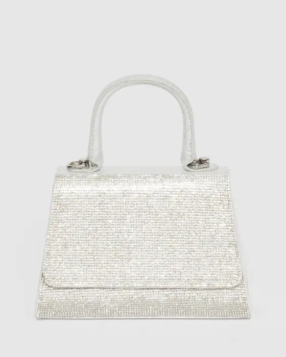 Silver Lilith Crystal Bag