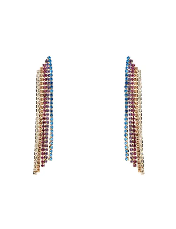 SIMPLE OMBRE DRAPE EARRING