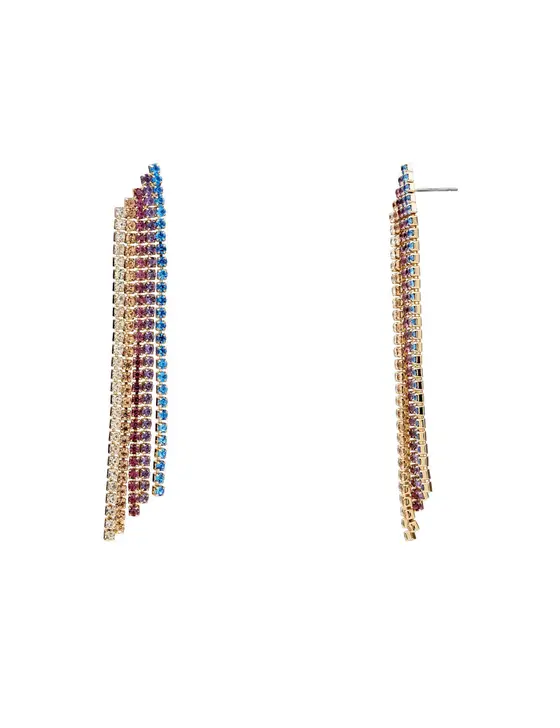 SIMPLE OMBRE DRAPE EARRING — view 3