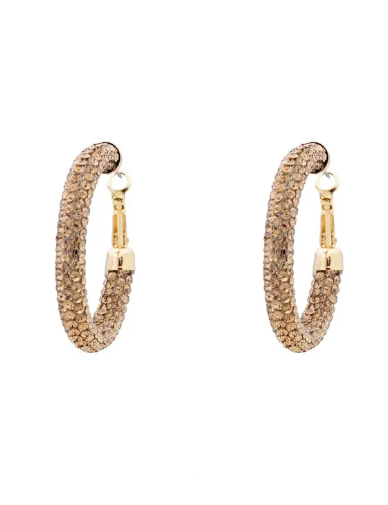 SPARKLY HOOP EARRING