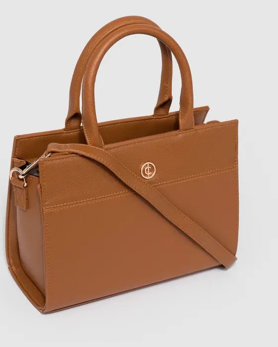 Tan Stef Mini Tote Bag — view 3
