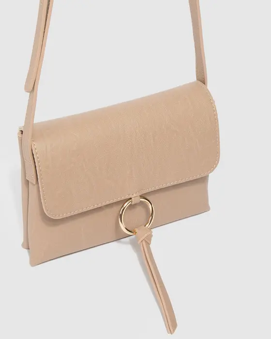 Taupe Brooklyn Crossbody Bag — view 3