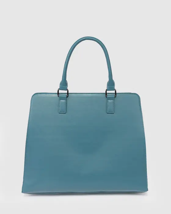 Teal Darcy Large Tote Bag — view 3