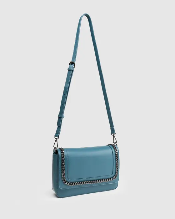 Teal Ivanna Chain Crossbody — view 3