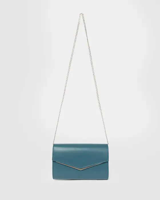 Teal Kelsey Clutch — view 3