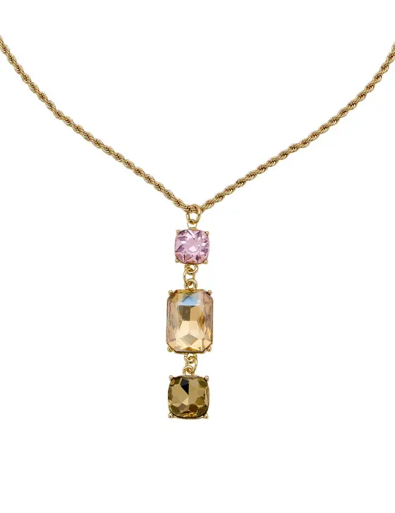 TOTEM STONE LARIAT NECKLACE — view 3