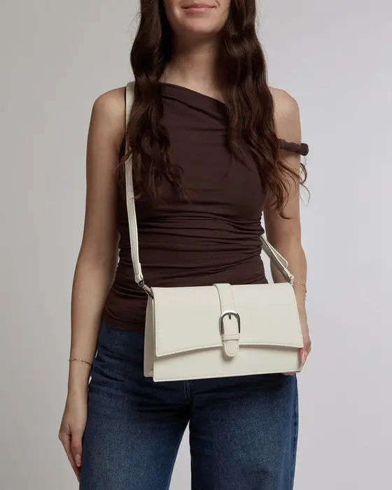 White Alana Chain Shoulder — view 3