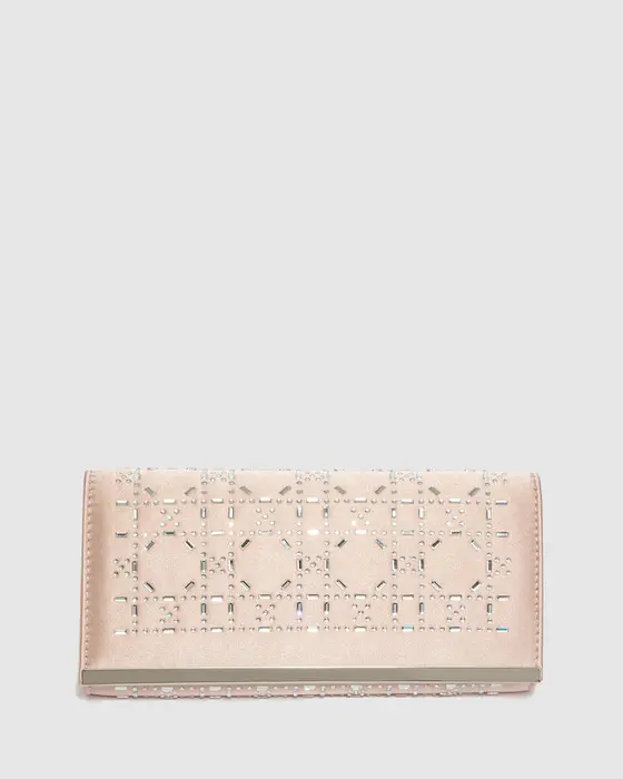 Pink Alyce Clutch Bag