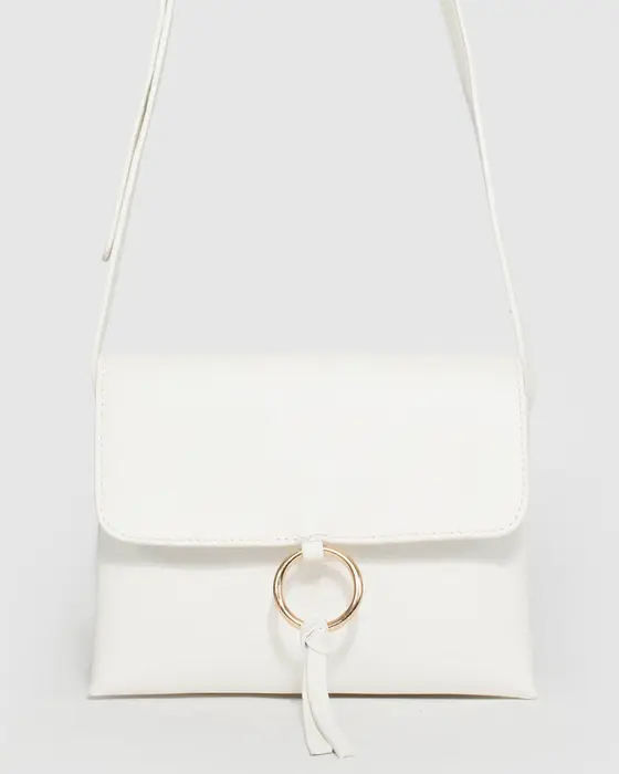 White Brooklyn Crossbody Bag