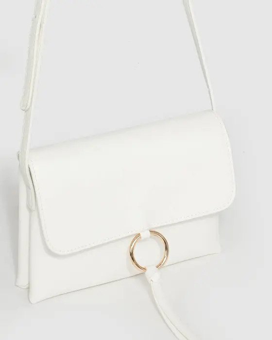 White Brooklyn Crossbody Bag — view 3
