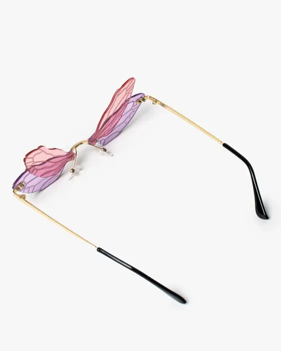 Pink Butterfly Sunglasses — view 3