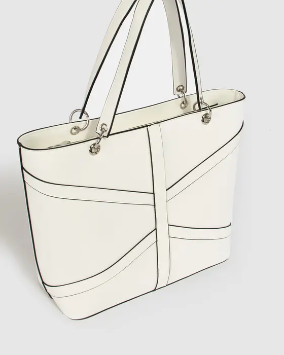 White Erica Ltd Edt Panelled Tote — view 3