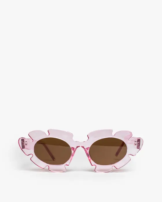 Pink Flower Shape Sunglasses