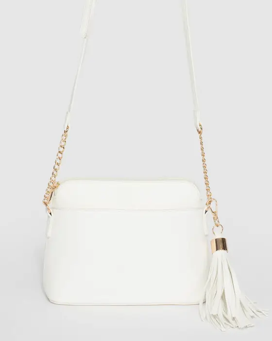 White Karen Crossbody Bag