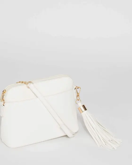 White Karen Crossbody Bag — view 3