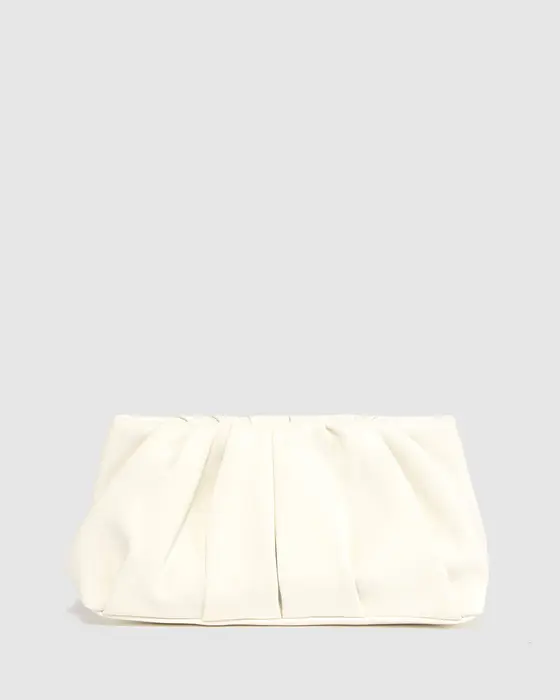 White Lucy Pouch Clutch
