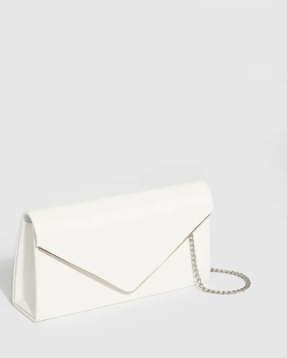 White Sammie Clutch Bag — view 3