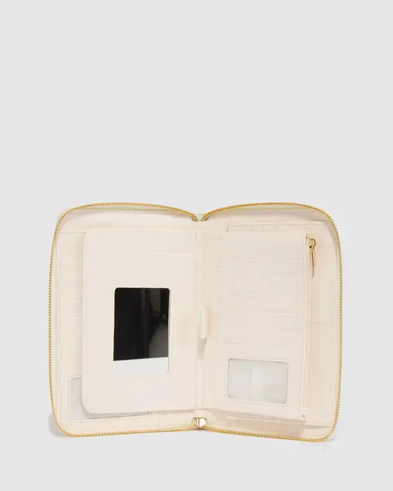 White Suzanah Travel Wallet — view 3