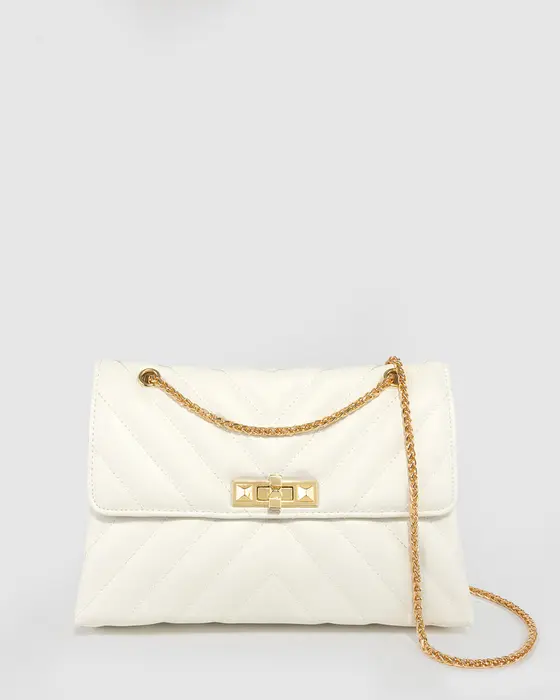 White Zion Arrow Crossbody